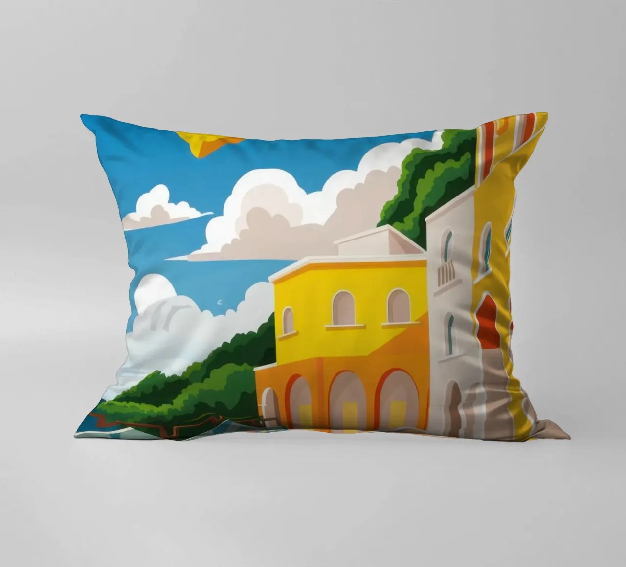 Terrazza al limone vista mare cuscino da Frosh Pallete
