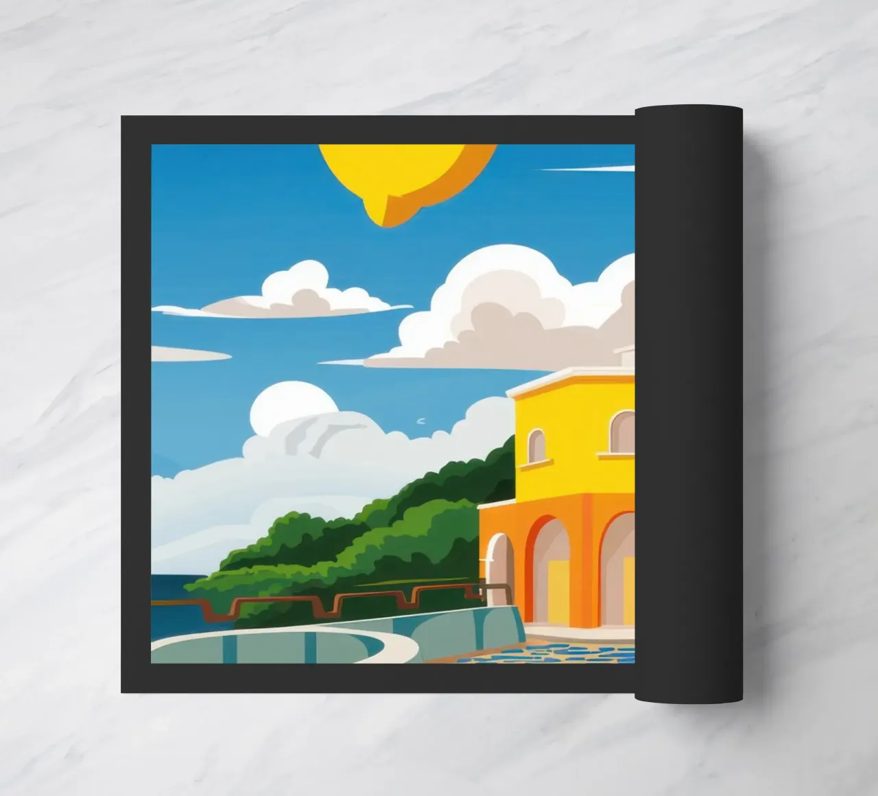 Terrazza al limone vista mare zerbino da Frosh Pallete