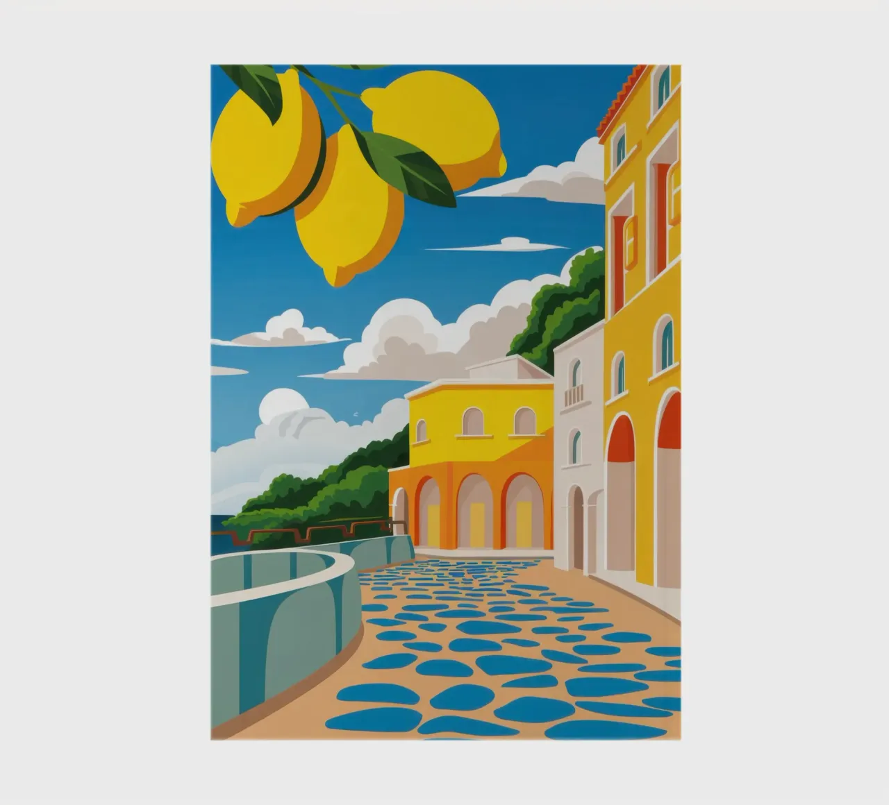 Terrazza al limone vista mare diario da Frosh Pallete