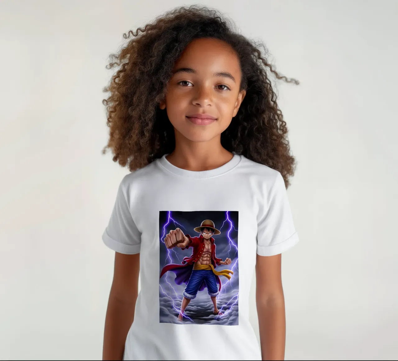 Monkey D Luffy - One Piece t-shirt bambini da Lembayung art
