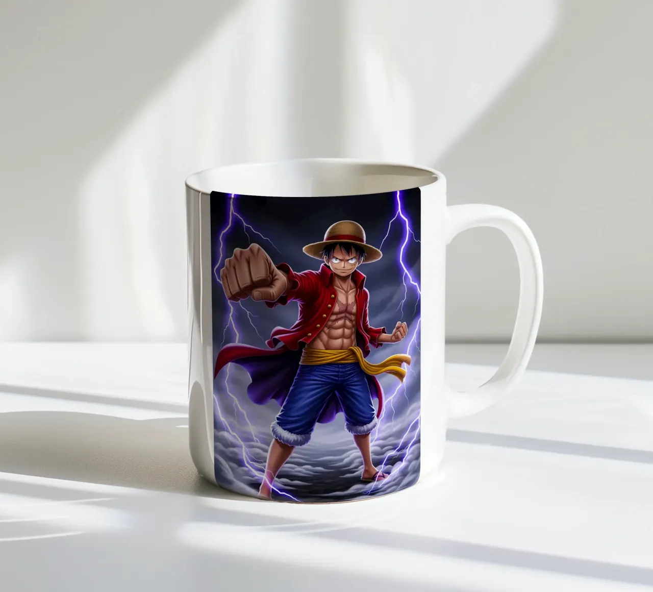Monkey D Luffy - One Piece tazza in ceramica da Lembayung art