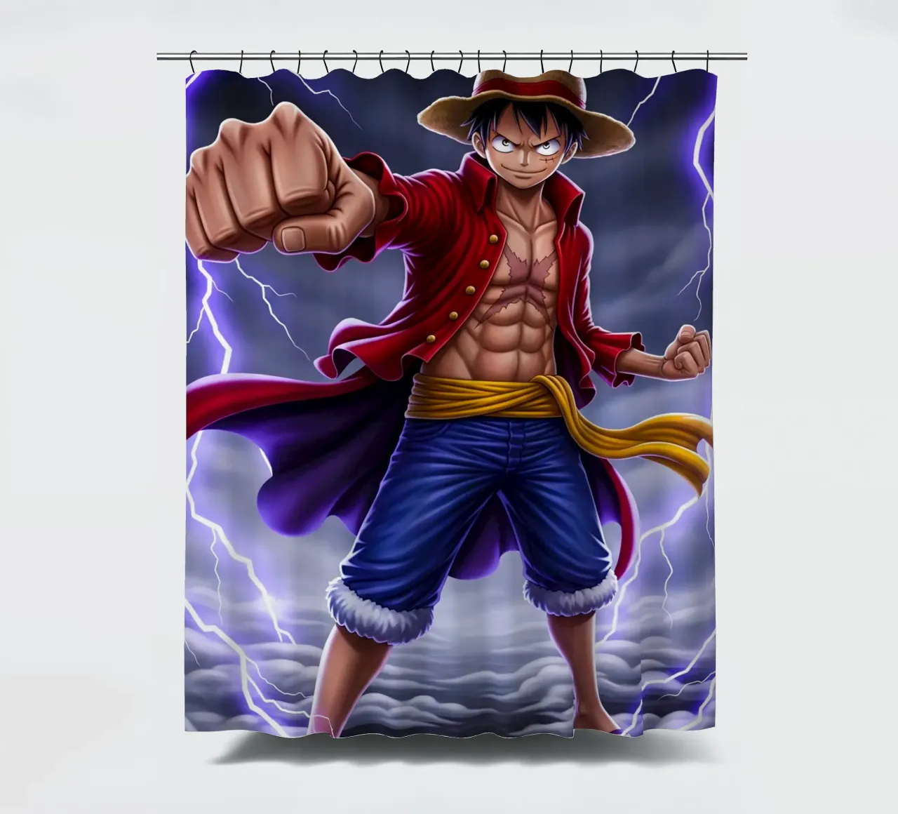 Monkey D Luffy - One Piece tenda da doccia da Lembayung art
