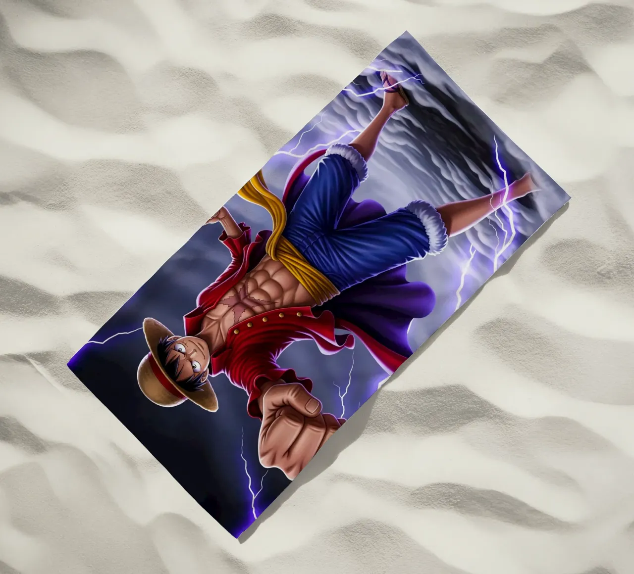Monkey D Luffy - One Piece telo mare da Lembayung art