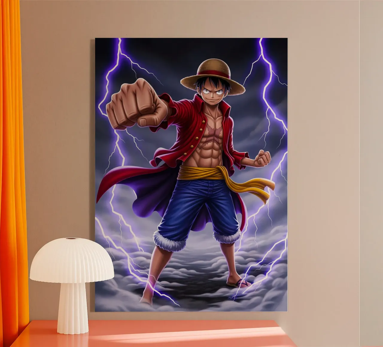 Monkey D Luffy - One Piece plexiglass da Lembayung art