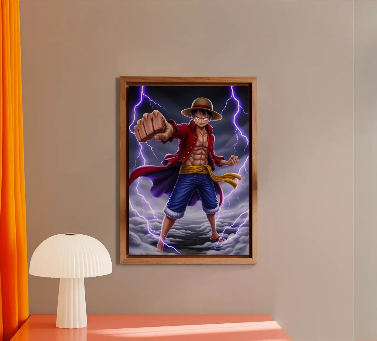 Monkey D Luffy - One Piece pannello forex da Lembayung art
