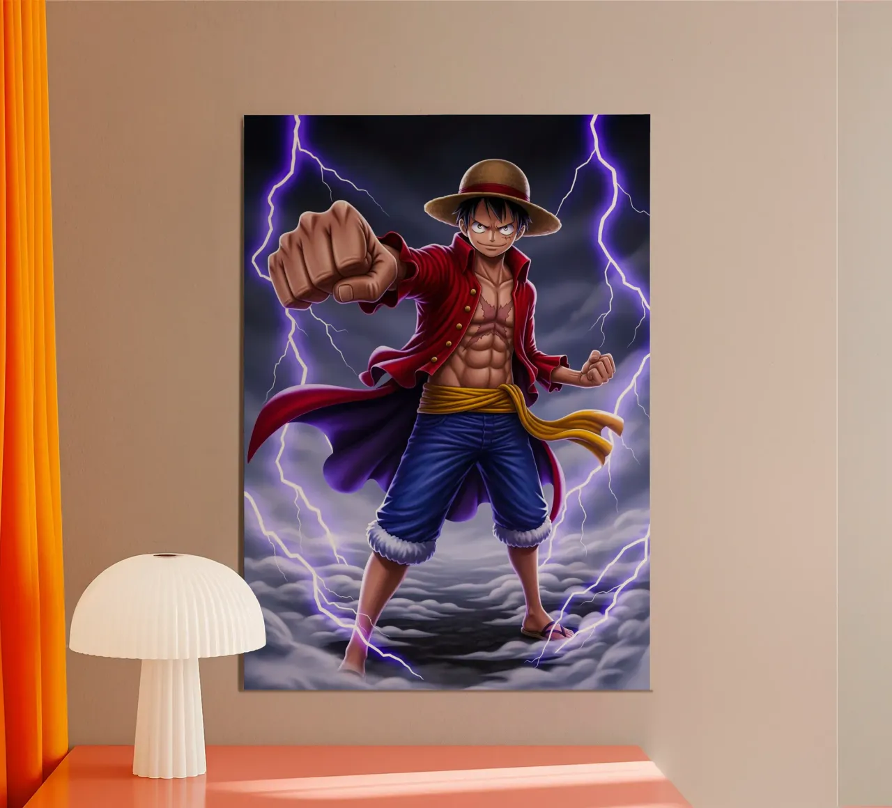 Monkey D Luffy - One Piece carta hahnemühle da Lembayung art
