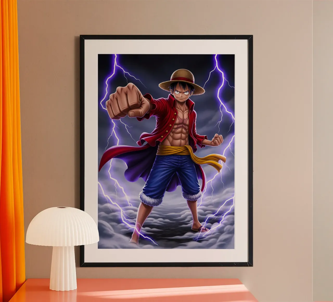 Monkey D Luffy - One Piece carta hahnemühle da Lembayung art