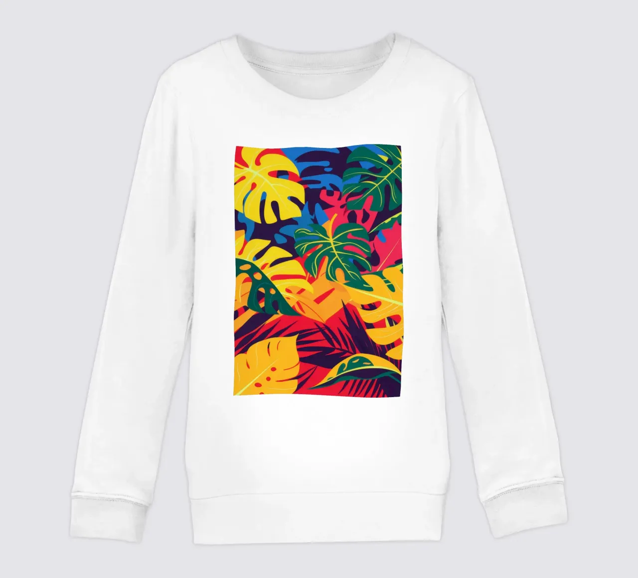 Vivida rivolta tropicale felpa bambino da Obs Canvas