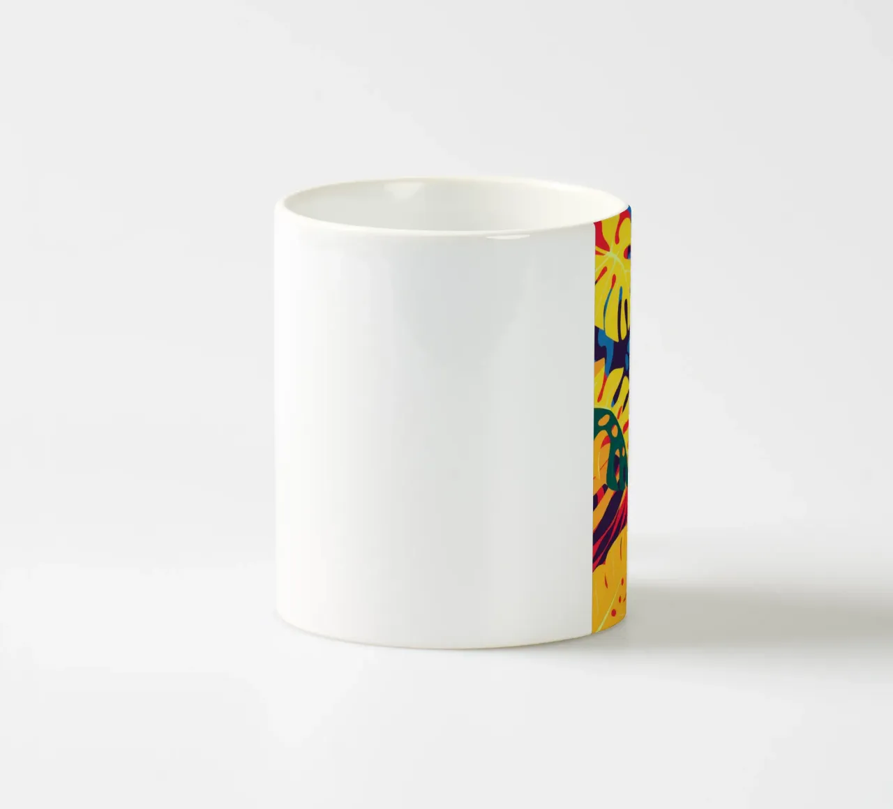 Vivida rivolta tropicale tazza in ceramica da Obs Canvas
