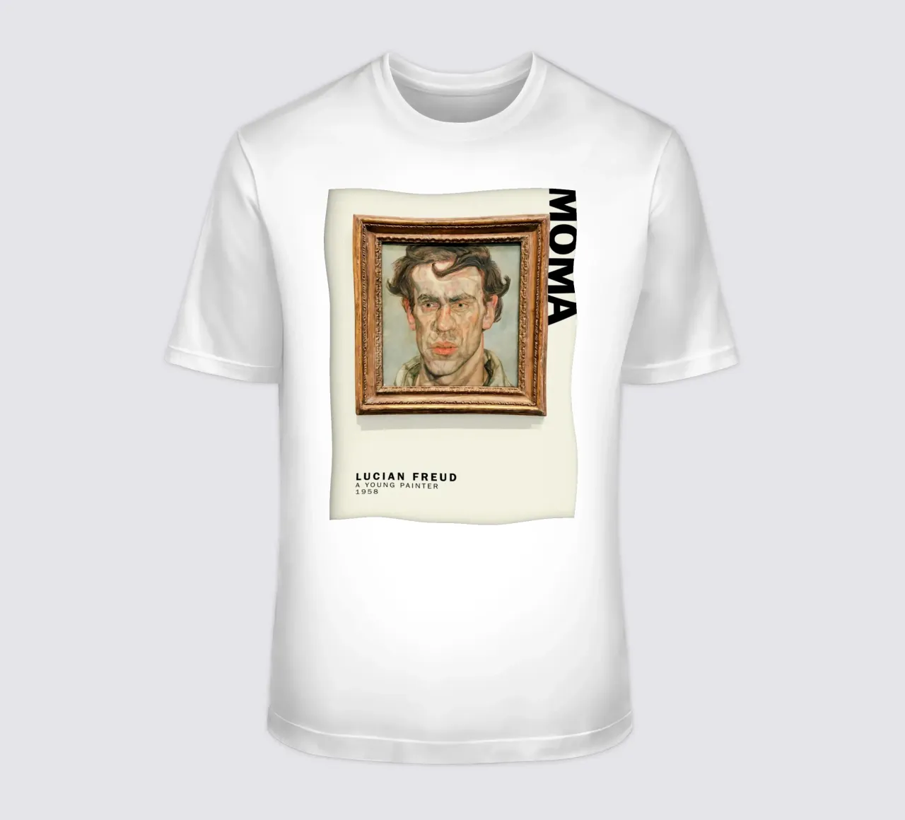 Un giovane pittore - Lucian Freud t-shirt da julyebayprint