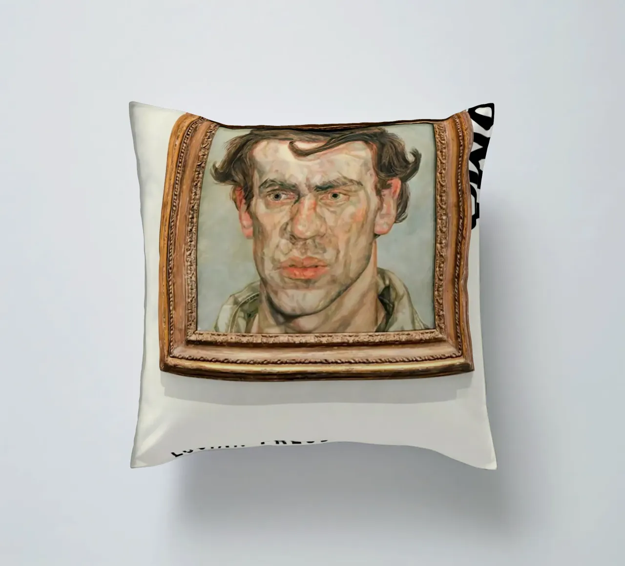 Un giovane pittore - Lucian Freud cuscino da julyebayprint