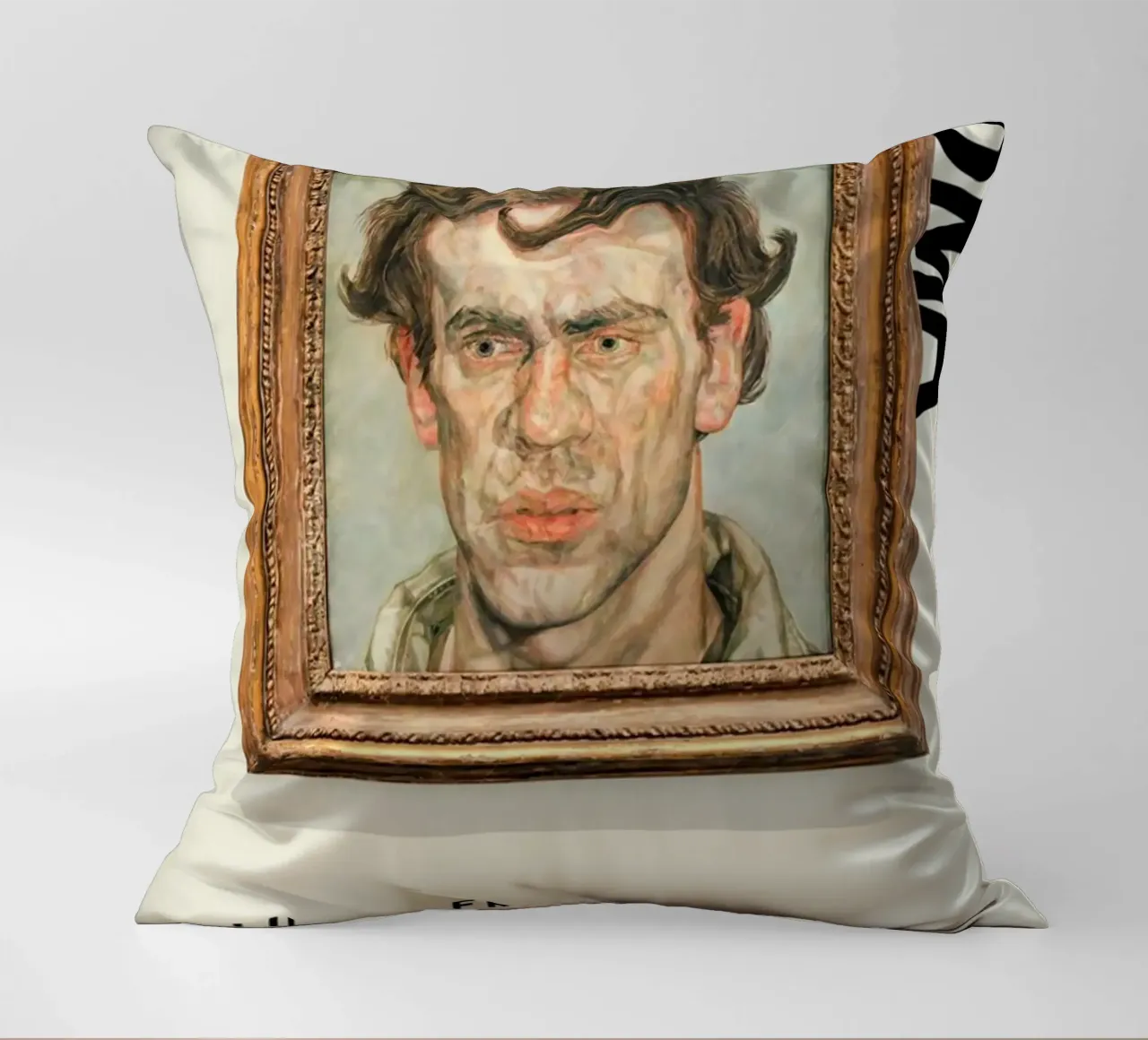 Un giovane pittore - Lucian Freud cuscino da julyebayprint