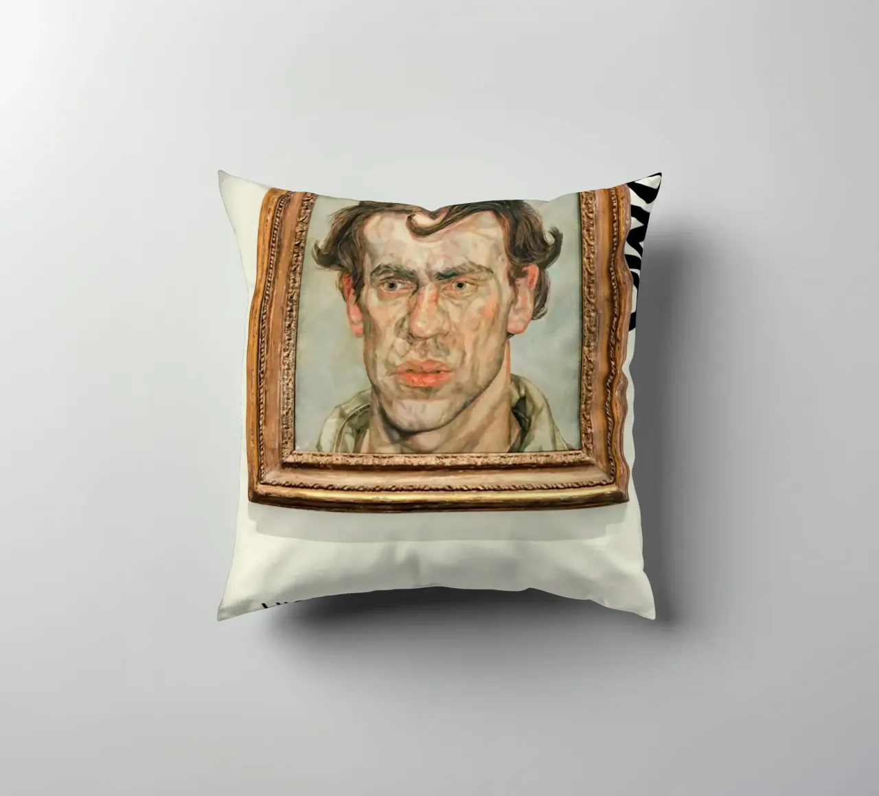 Un giovane pittore - Lucian Freud cuscino da julyebayprint
