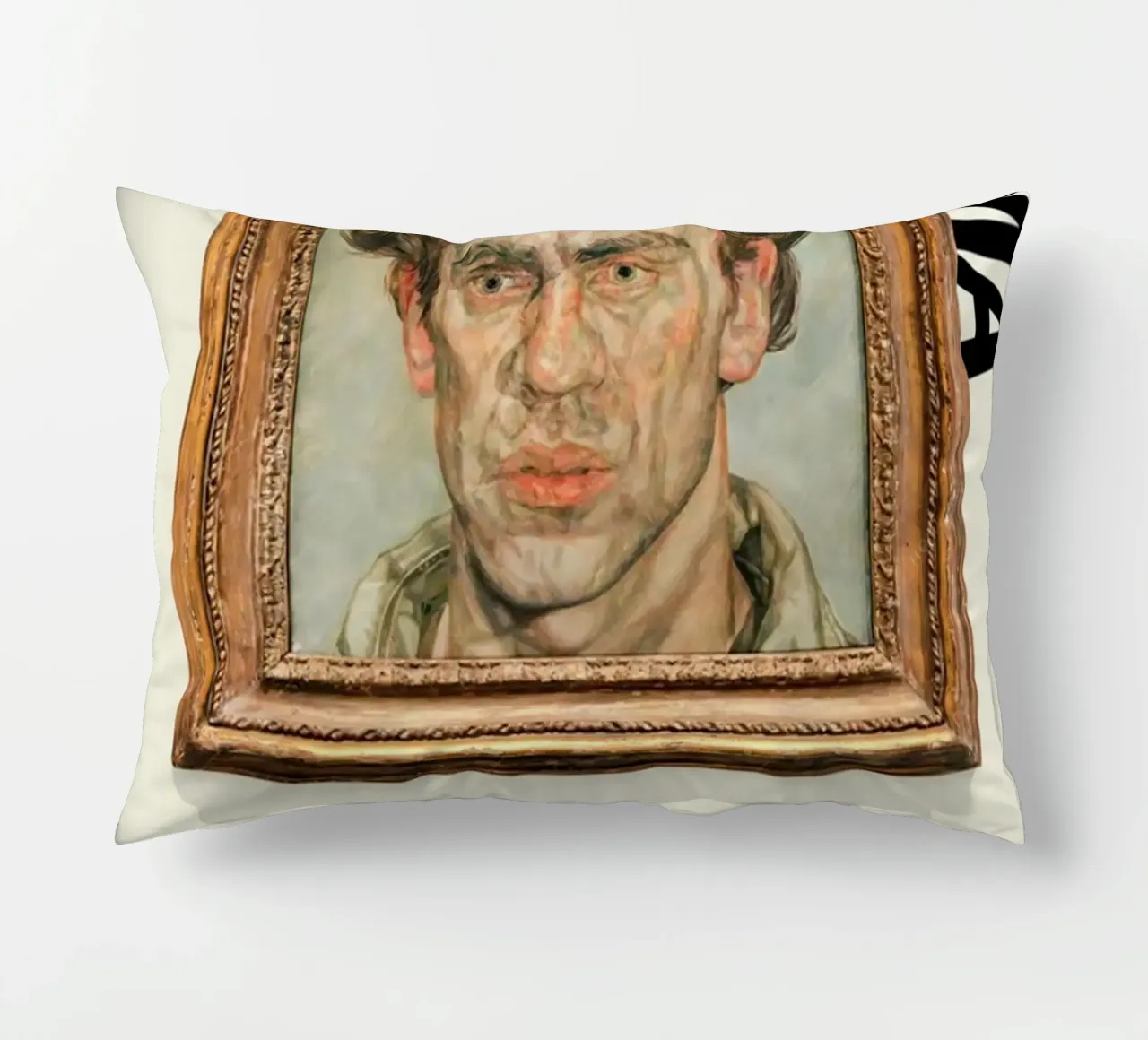 Un giovane pittore - Lucian Freud cuscino da julyebayprint