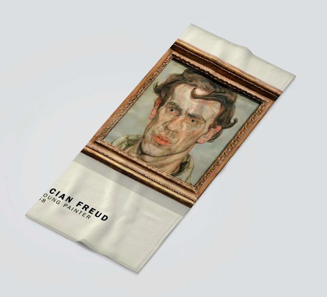 Un giovane pittore - Lucian Freud telo mare da julyebayprint