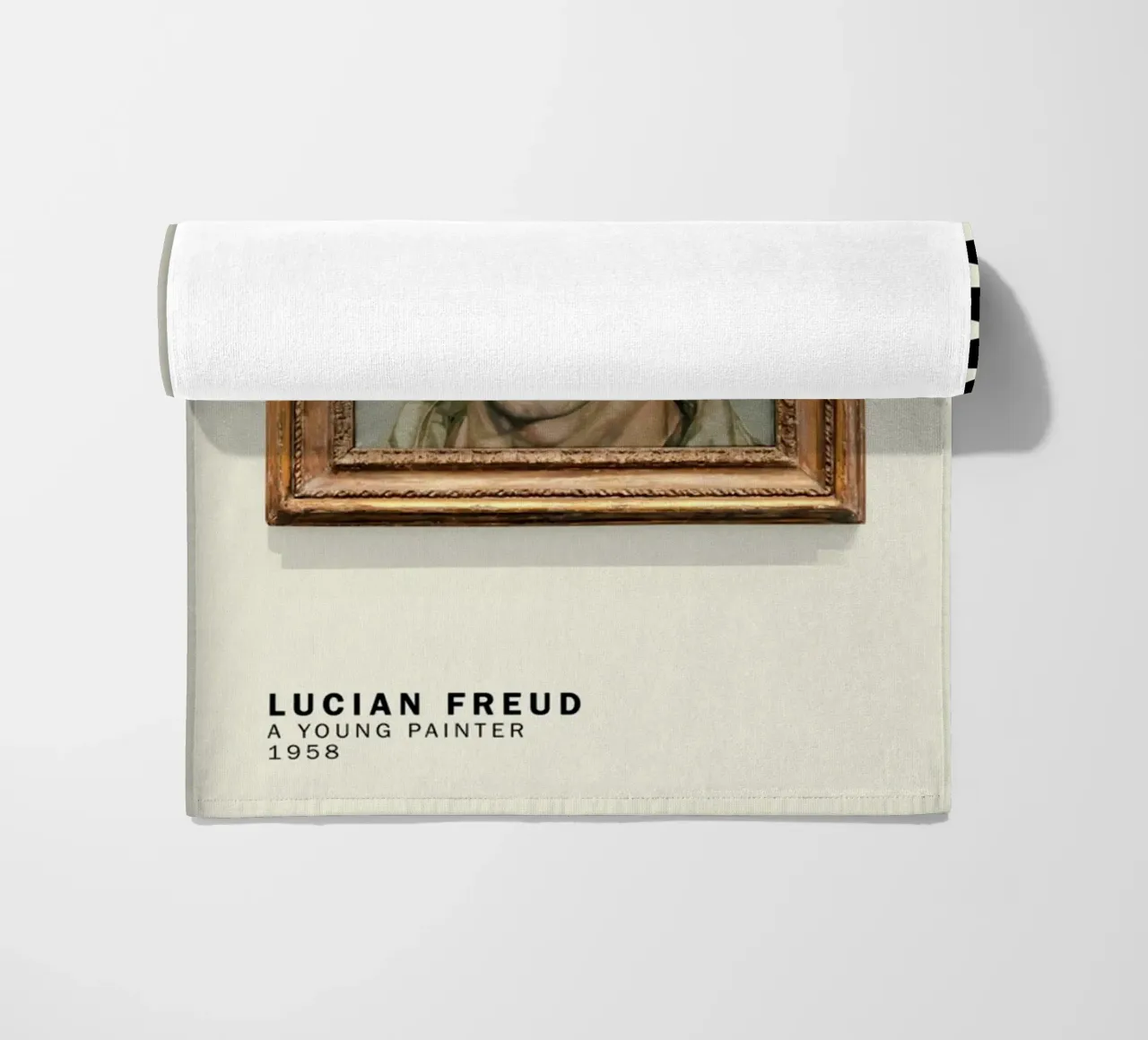 Un giovane pittore - Lucian Freud telo mare da julyebayprint