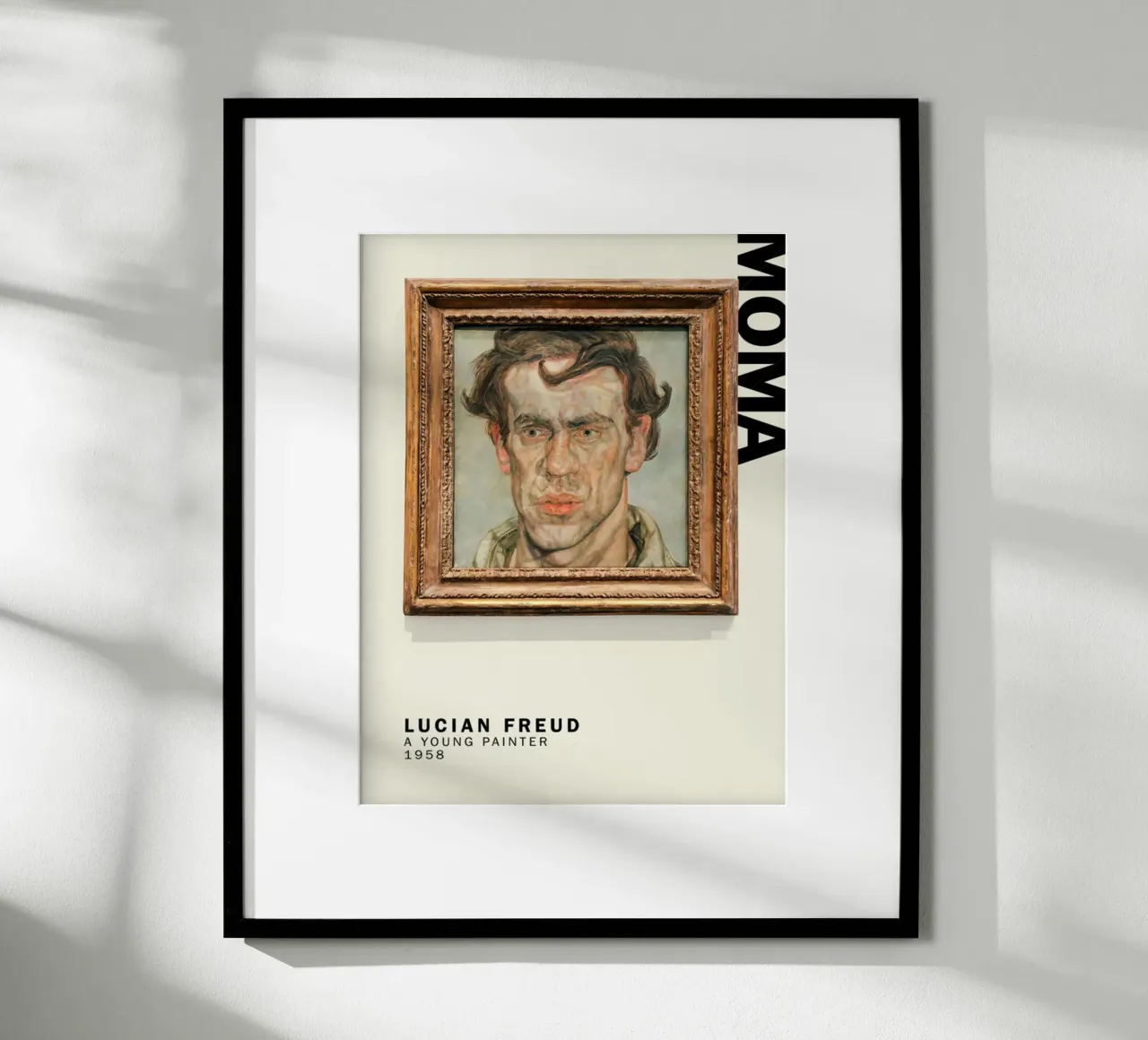 Un giovane pittore - Lucian Freud carta hahnemühle da julyebayprint