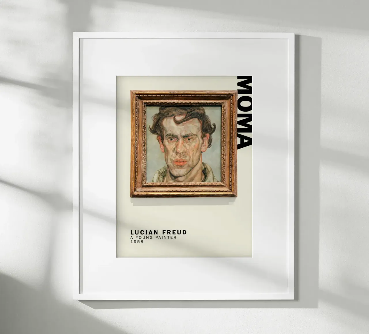Un giovane pittore - Lucian Freud carta hahnemühle da julyebayprint