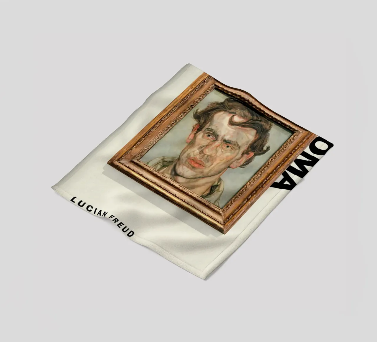 Un giovane pittore - Lucian Freud coperta in pile da julyebayprint