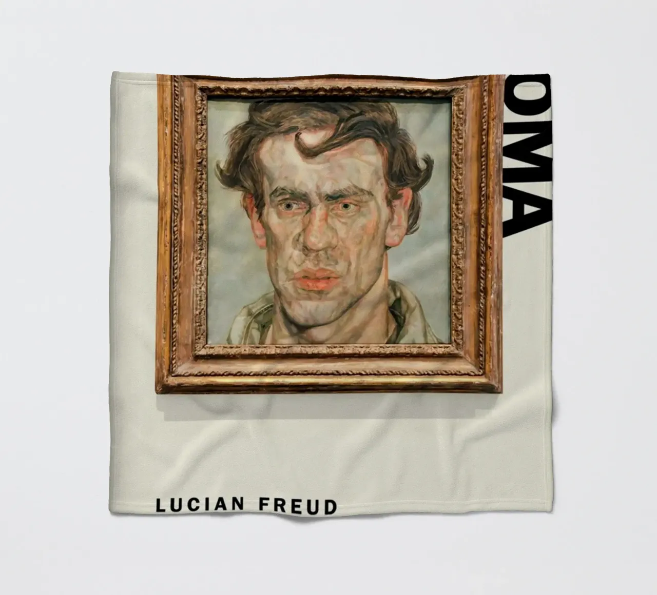 Un giovane pittore - Lucian Freud coperta in pile da julyebayprint
