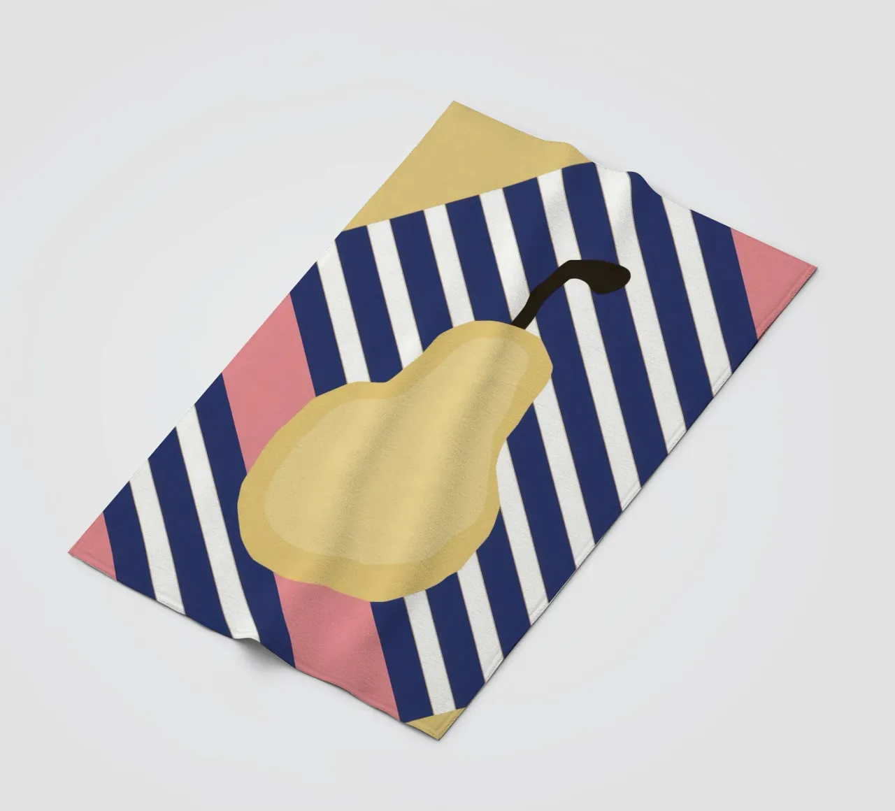 Semplicità della pera a righe coperta in pile da Line Fable