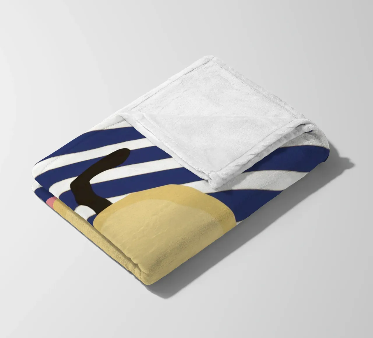 Semplicità della pera a righe coperta in pile da Line Fable