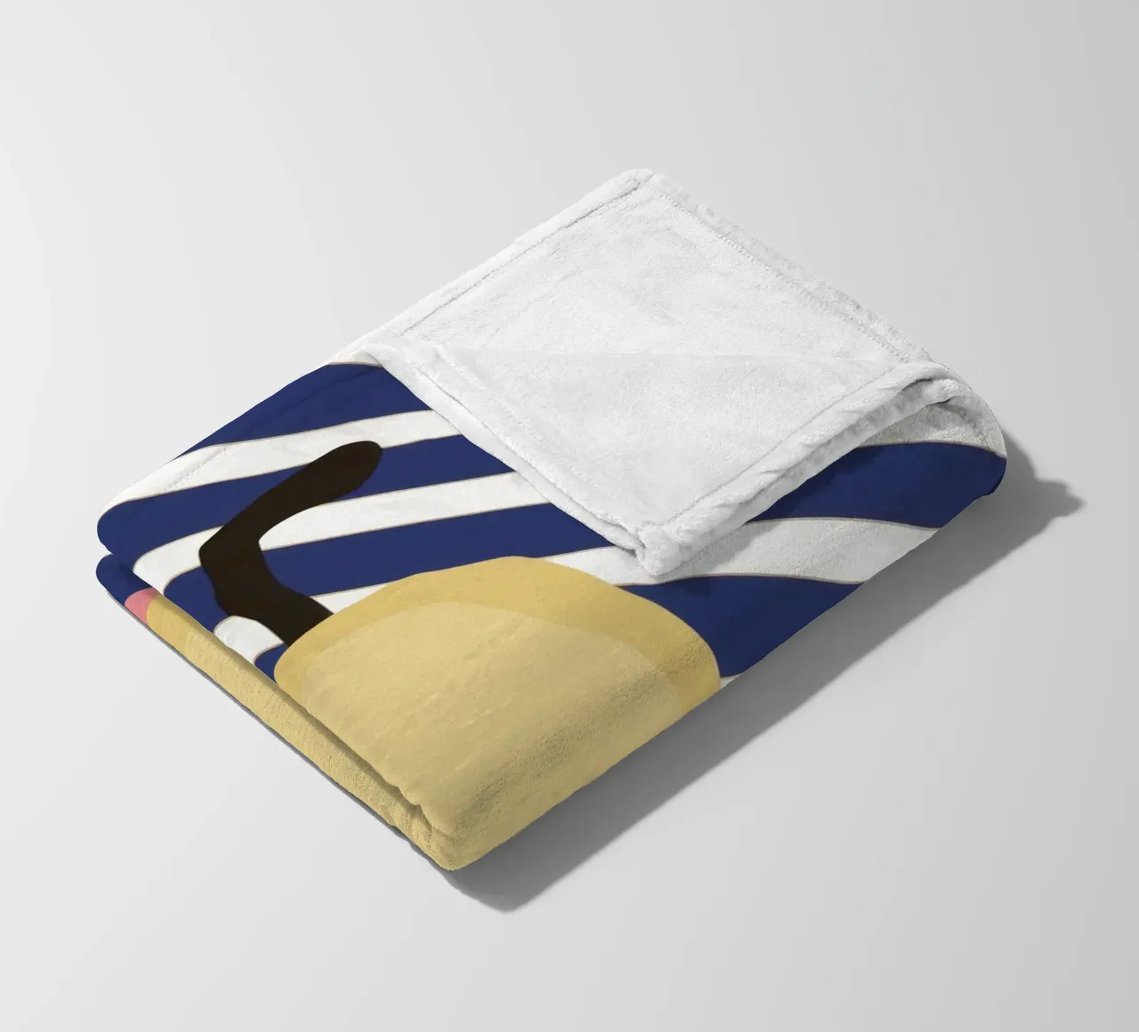 Semplicità della pera a righe coperta in pile da Line Fable