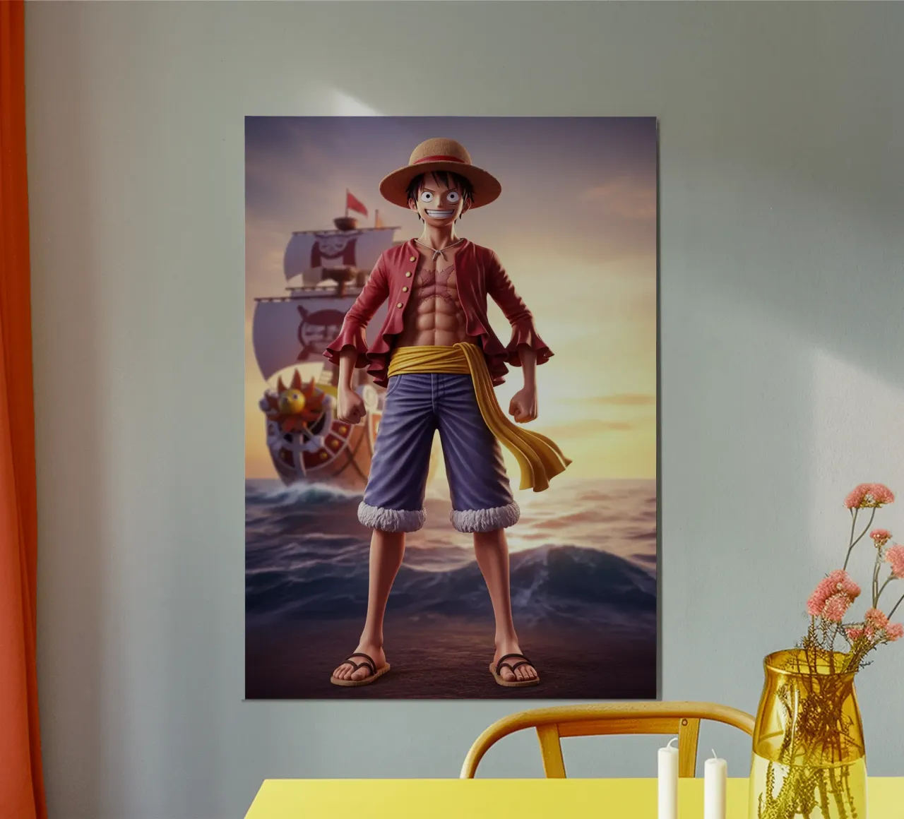 Monkey D Luffy - One Piece art hahnemühle by Lembayung art