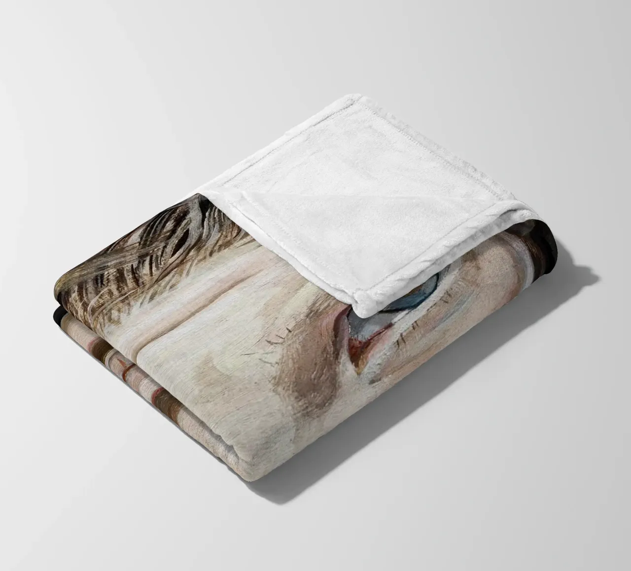 Il ragazzo che fuma - Lucia Freud coperta in pile da julyebayprint