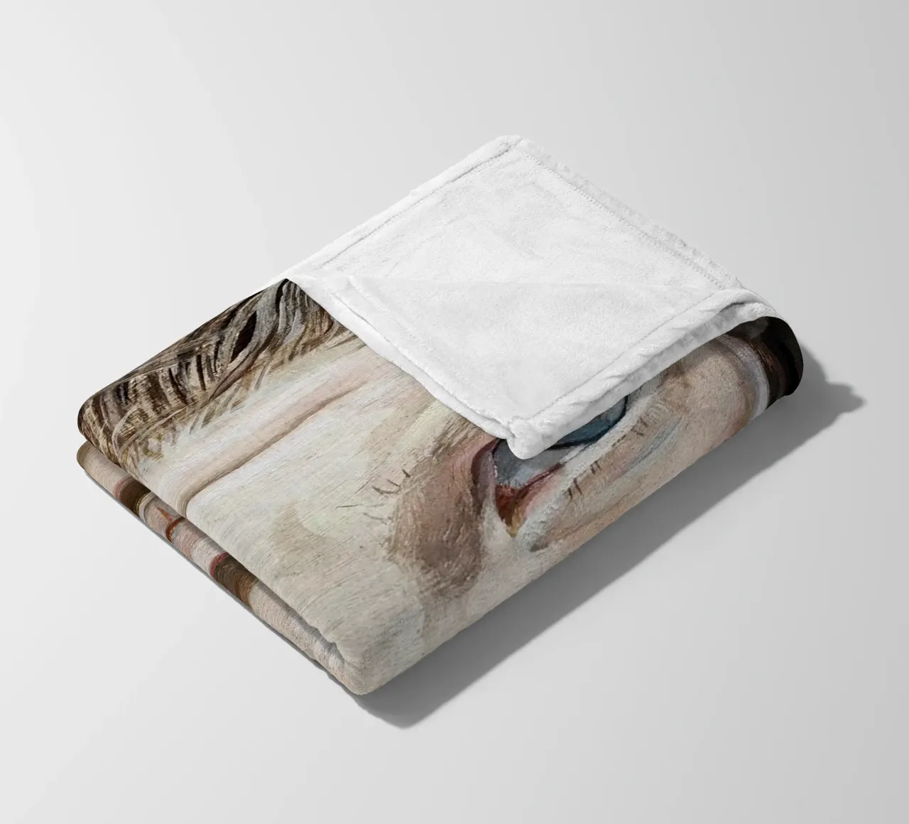 Il ragazzo che fuma - Lucia Freud coperta in pile da julyebayprint