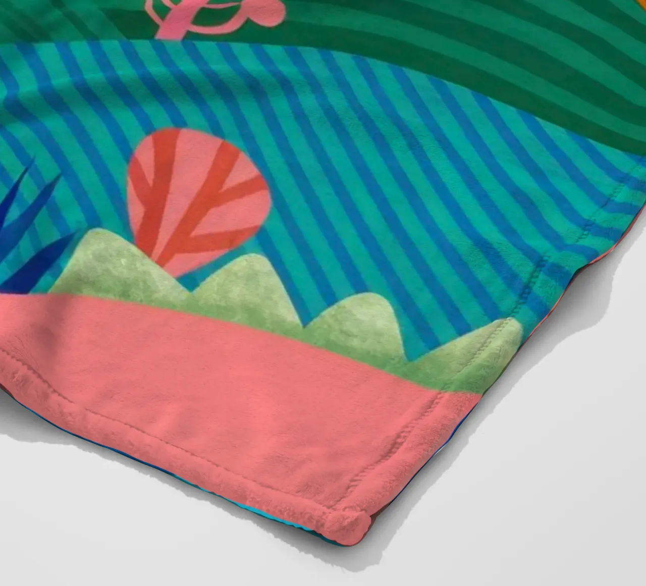 Vivace vista sulla collina coperta in pile da Line Fable