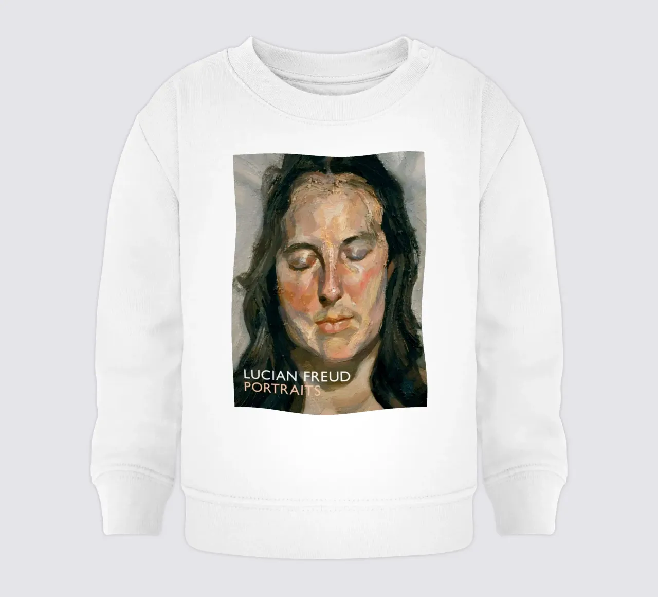Ritratti di Lucian Freud felpa neonato da julyebayprint