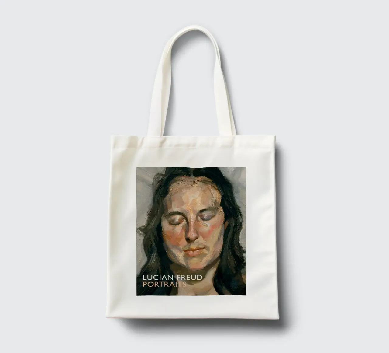 Ritratti di Lucian Freud borsa in juta da julyebayprint