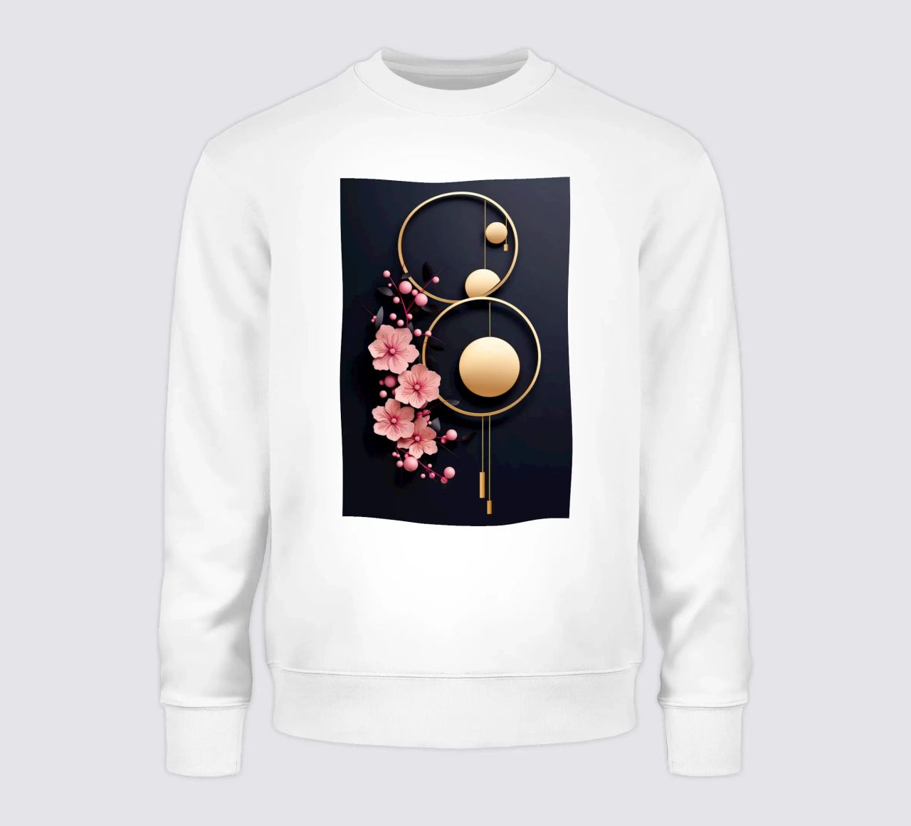 Bubblegum Abstract Minimalistic Aesthetic Floral 4 sudadera de Tameo