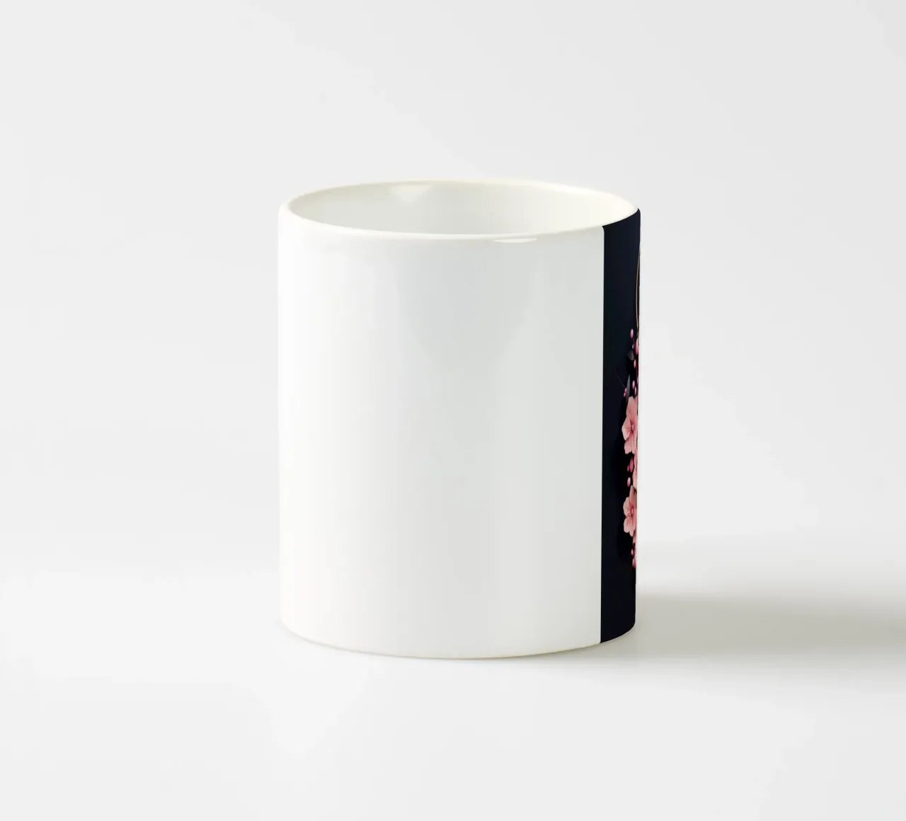 Bubblegum Abstract Minimalistic Aesthetic Floral 4 tazza in ceramica da Tameo