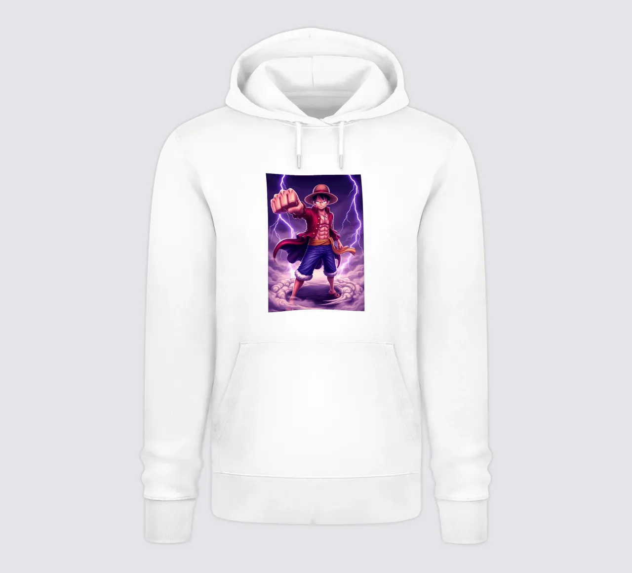 One Piece - Monkey D Luffy felpa con cappuccio da Lembayung art