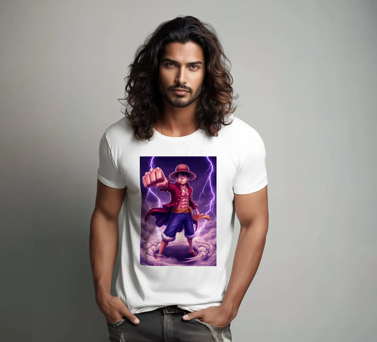 One Piece - Monkey D Luffy t-shirt by Lembayung art