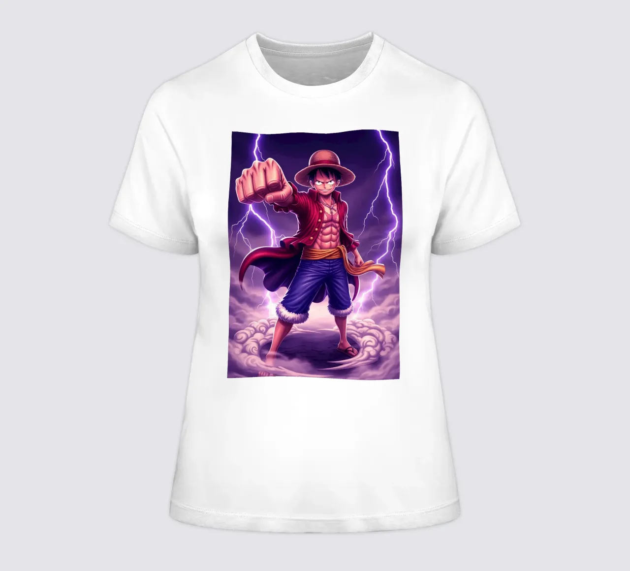 One Piece - Monkey D Luffy t-shirt da donna da Lembayung art