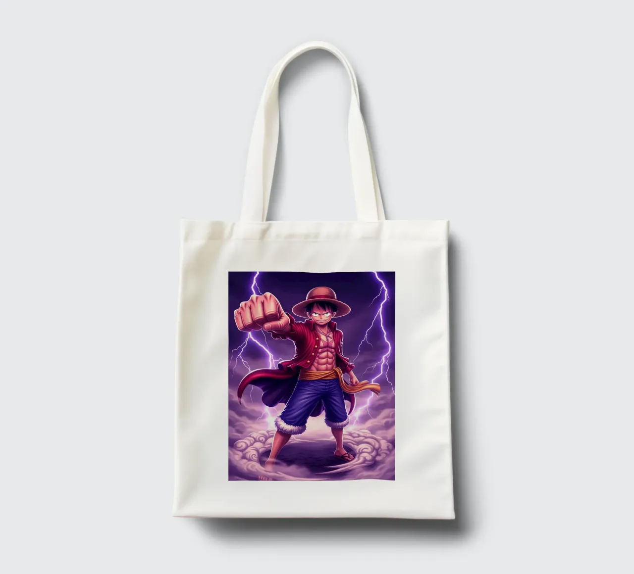 One Piece - Monkey D Luffy borsa in juta da Lembayung art