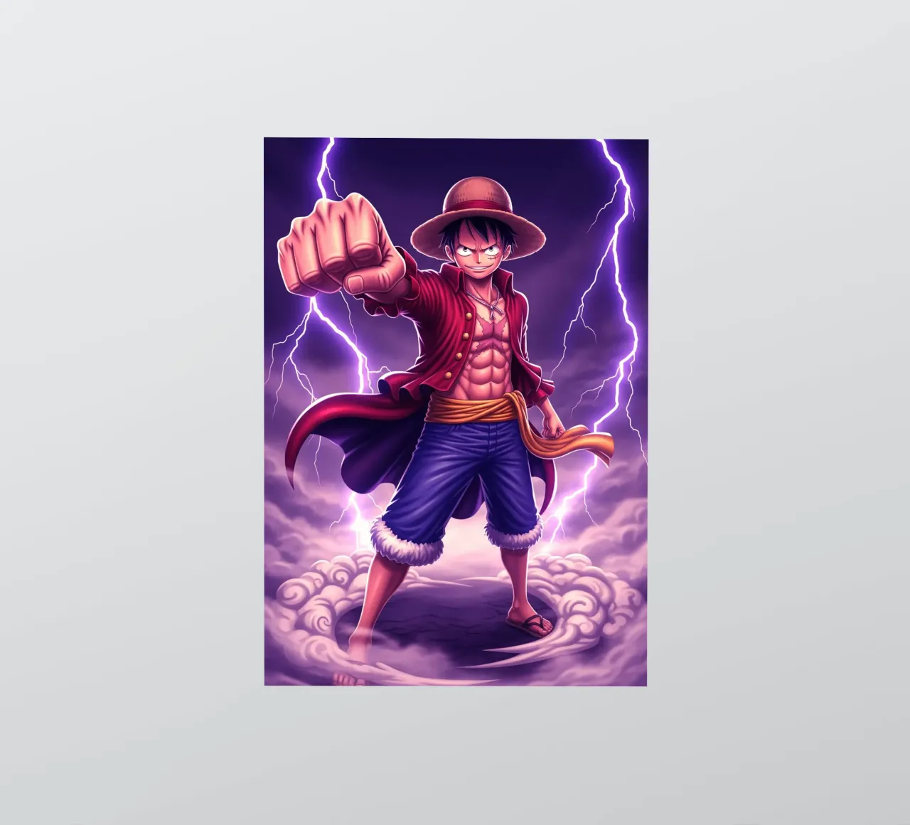 One Piece - Monkey D Luffy adesivo da Lembayung art