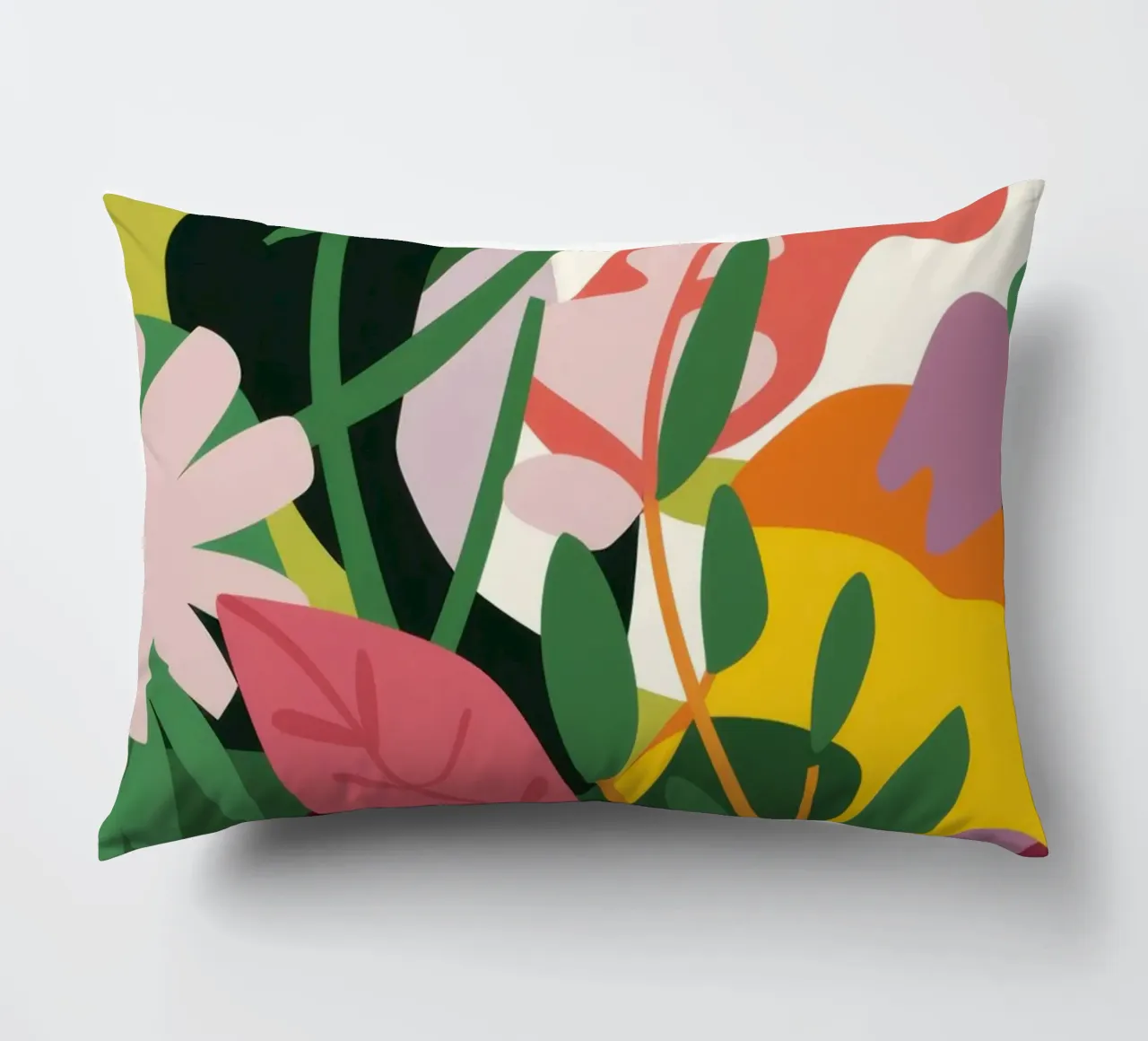 La giungla astratta di Flamingo cuscino da Thistle Bloom