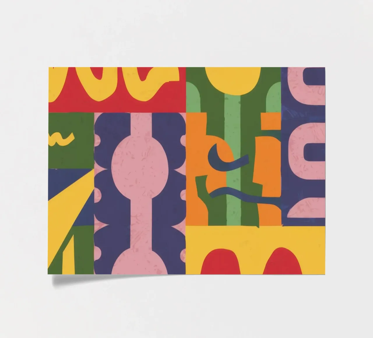 Modern Abstract Totem Stickerbogen von Line Fable