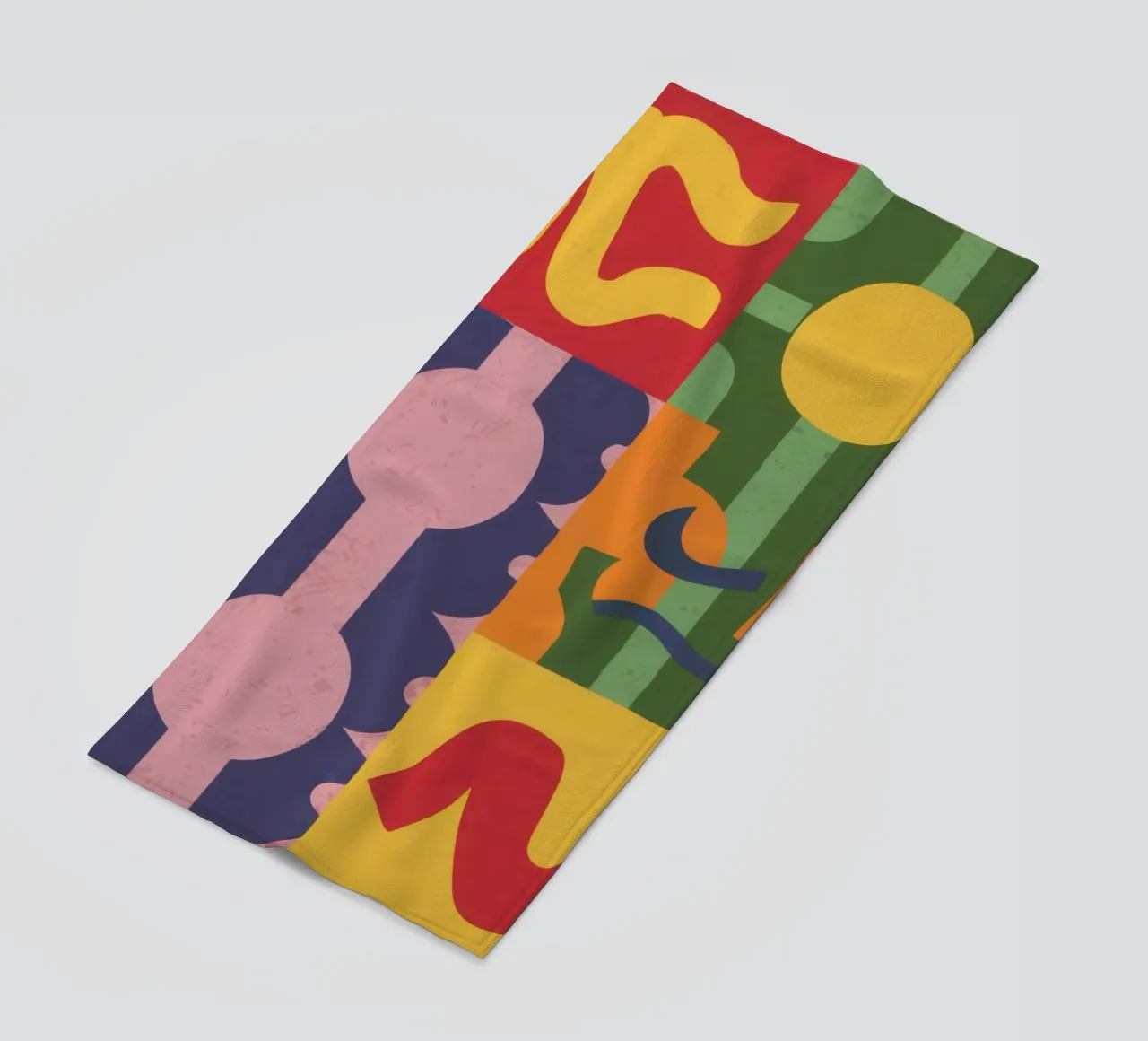 Totem astratto moderno telo mare da Line Fable