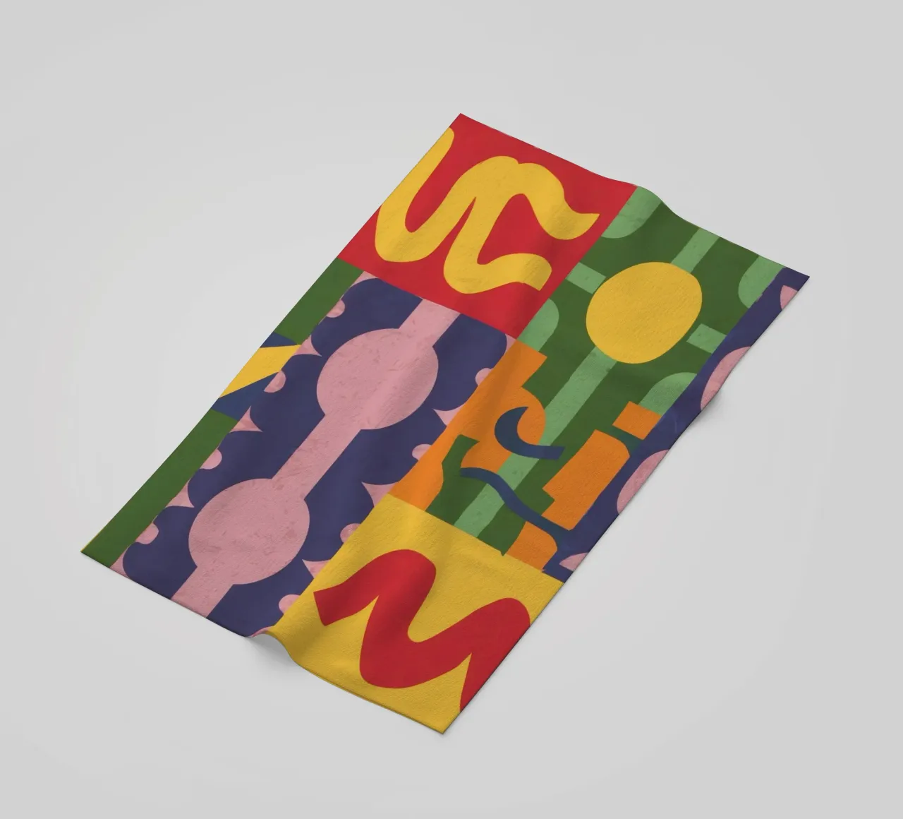 Totem astratto moderno telo mare da Line Fable