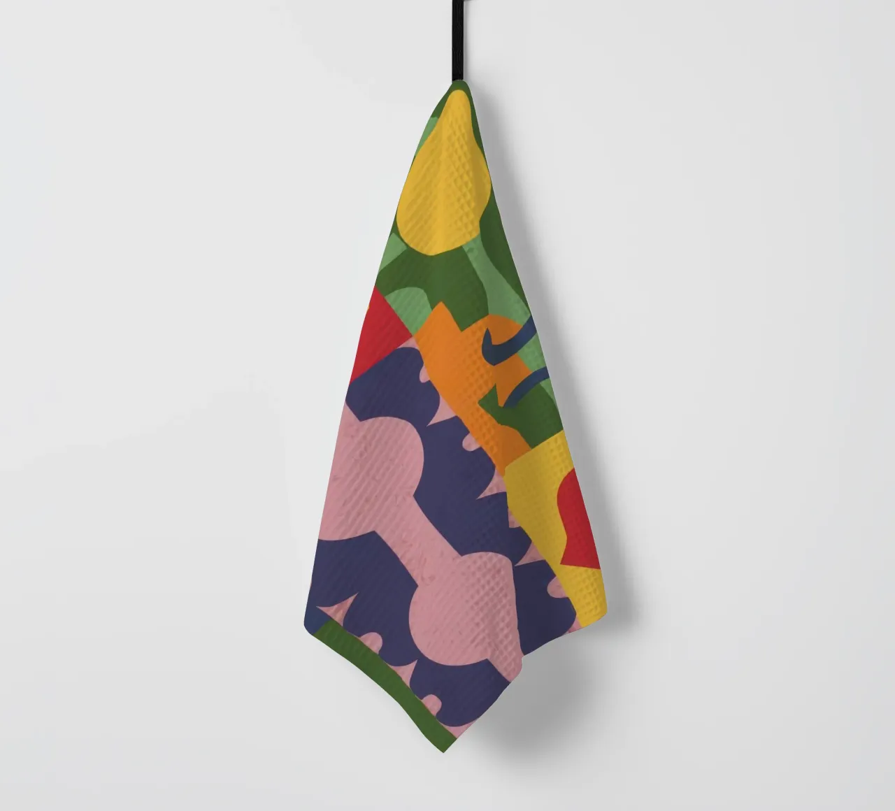 Totem astratto moderno canovaccio da cucina da Line Fable