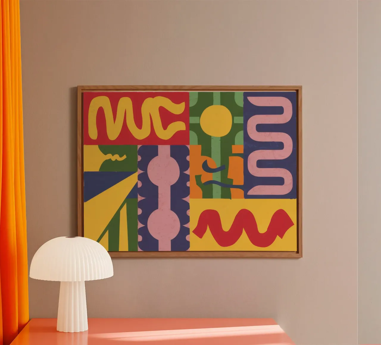 Totem astratto moderno alluminio dibond da Line Fable