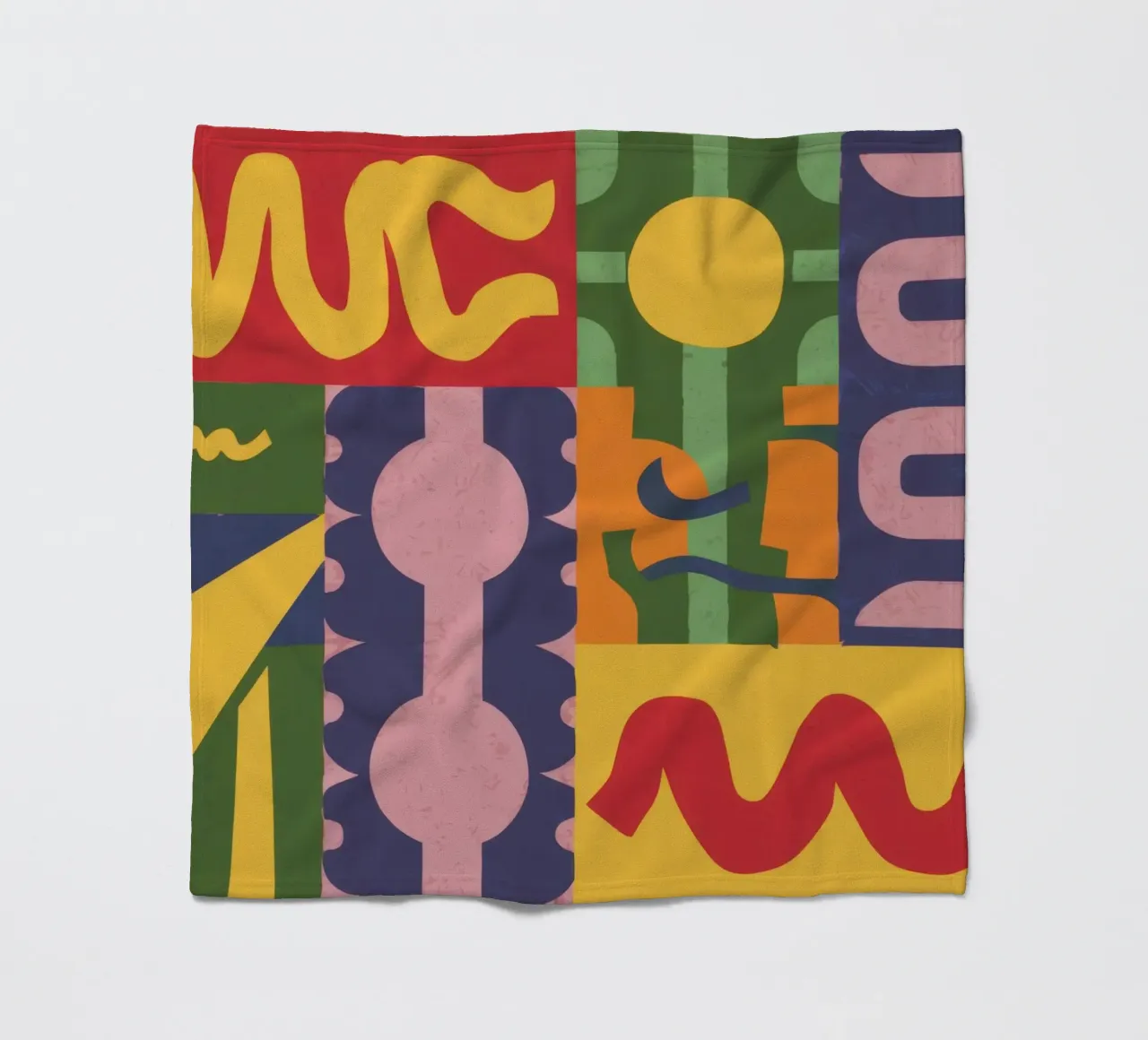 Totem astratto moderno coperta in pile da Line Fable