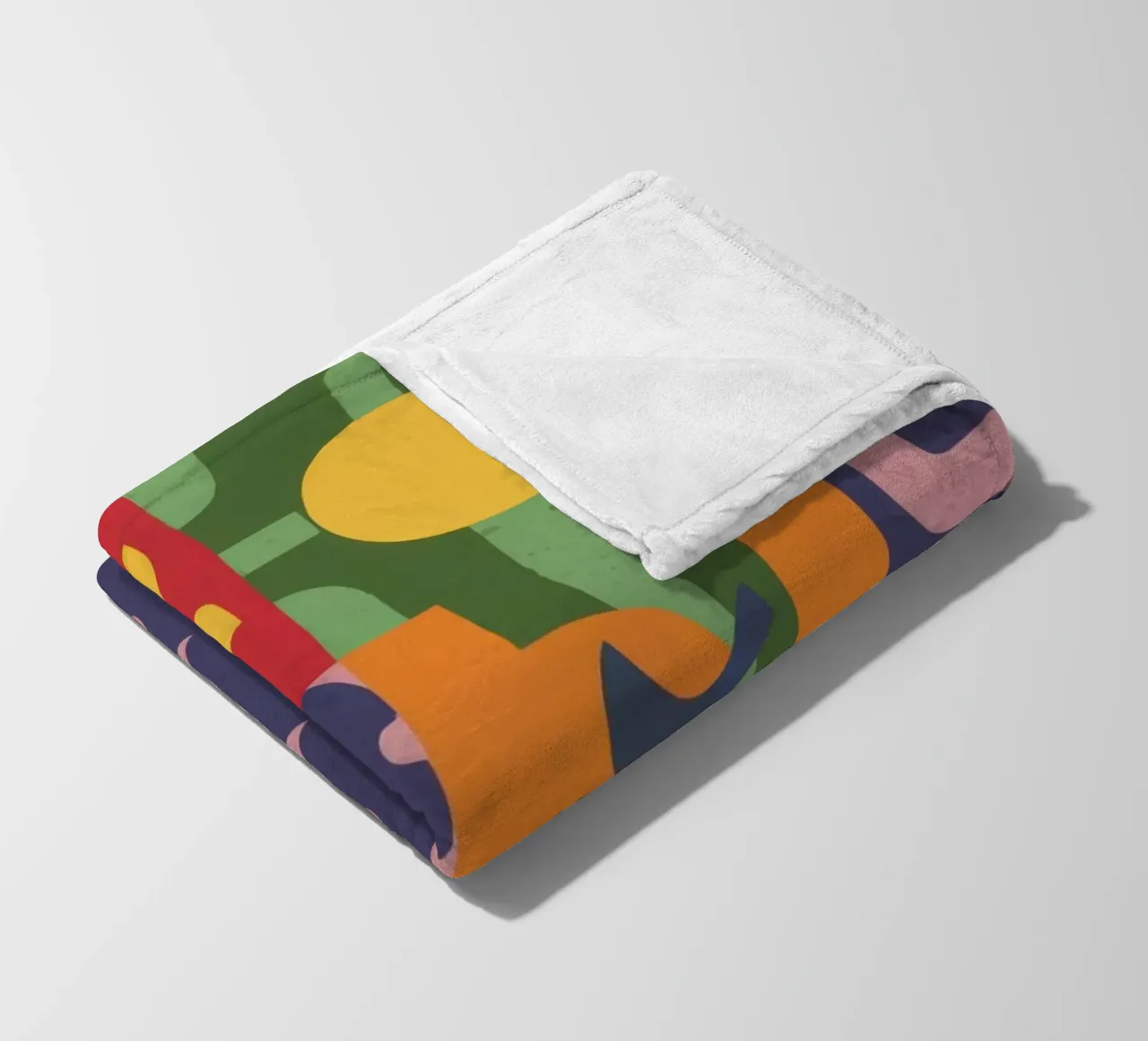 Totem astratto moderno coperta in pile da Line Fable