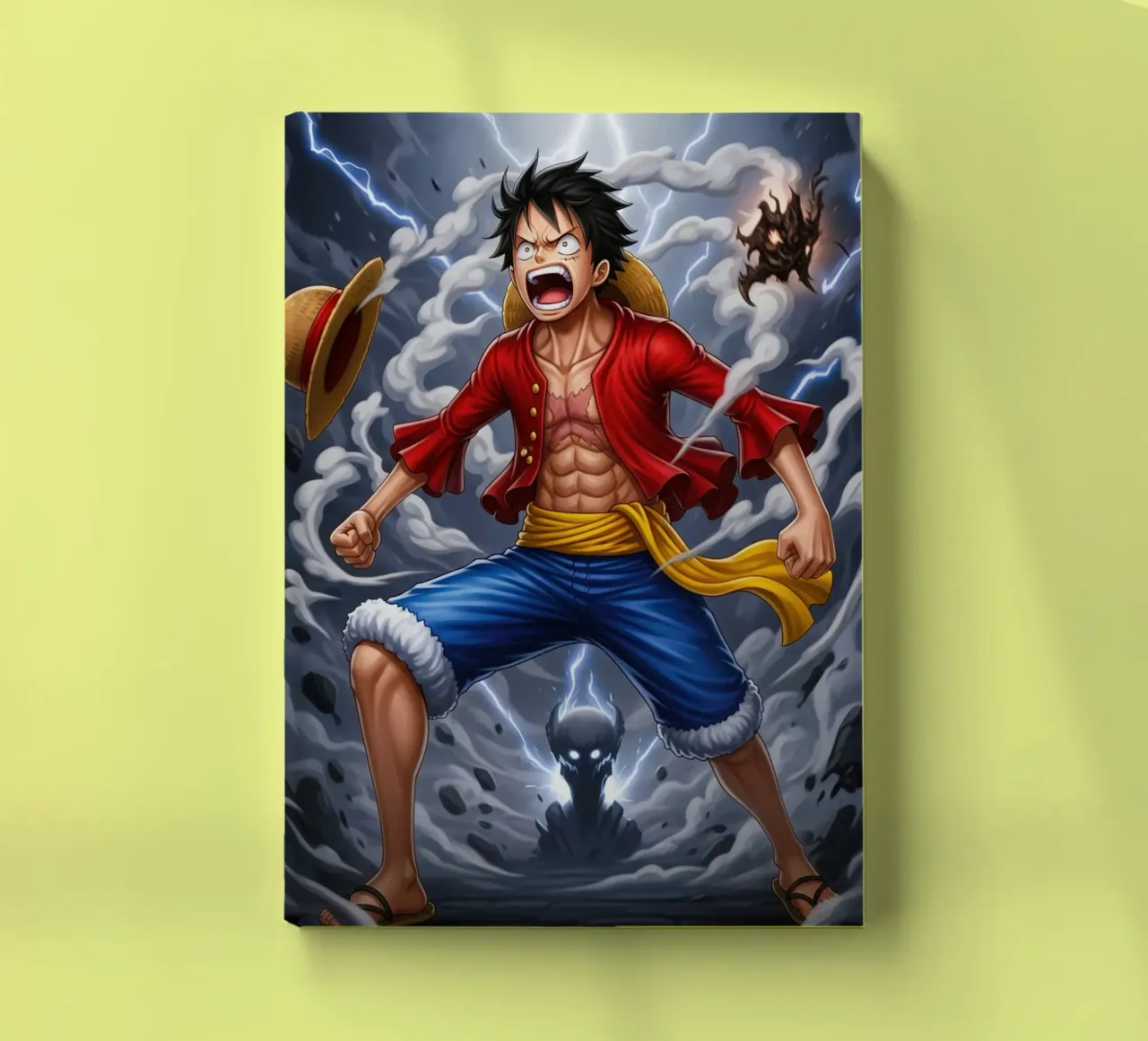 Monkey D Luffy - One Piece illustration Notizbuch von Lembayung art