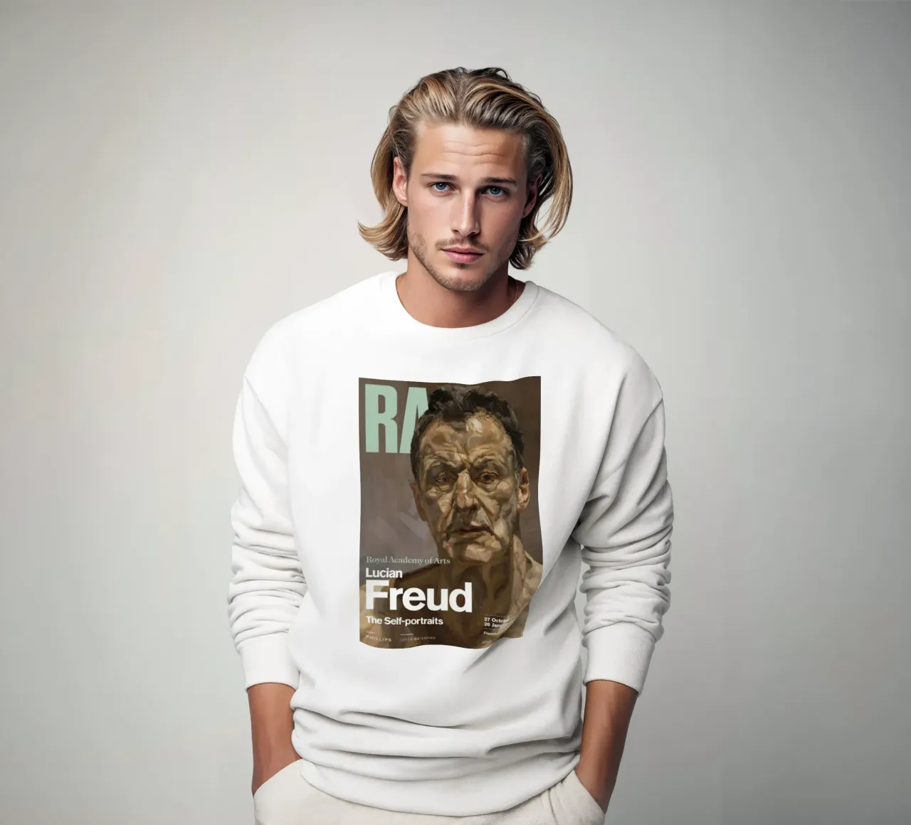 Gli autoritratti - Lucian Freud felpa da julyebayprint